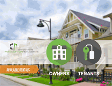 Tablet Screenshot of mcnaughtonrentals.com